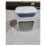 Portable Air Conditioners, 3 Wind Speeds & 7 LED Lights Evaporative Personal Air Cooler, 4 in 1 Portable AC with 650 mL Large Water Tank, Mini Air Conditioner for Bedroom/Car/Home/Camping/Room