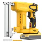 BROVR 18 Gauge Brad Nailer Cordless & Staple Gun for Dewalt 20V Battery (Not Included), 2-in-1 Electric Nail Gun Battery Powered with 2000 Nails for Wood Carpentry, Drive 1-1/4\" Nails & 7/8\" Staples