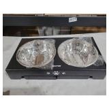 Jovrun Elevated Dog Bowls, Dog Feeder with Stainless Steel Dishes & Slow Feeder Bowl, 5 Heights Adjustable Raised Stand for Medium Large, Food Dishes with Non-Slip Feet