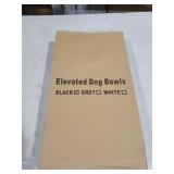 Jovrun Elevated Dog Bowls, Dog Feeder with Stainless Steel Dishes & Slow Feeder Bowl, 5 Heights Adjustable Raised Stand for Medium Large, Food Dishes with Non-Slip Feet