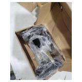 24 Pack - 4 inch Black Hidden L Shelf Bracket (1/5 Inch Thicked) Iron Floating Shelf Brackets Rustic Industrial Metal Brackets for Shelf Support