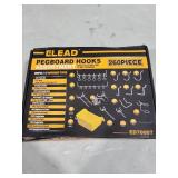 260-Piece Pegboard Hooks Kit, Peg Board Organizer Accessories for Hanging, Pegboard Accessories for Organizing Various Tools in The Garage Kitchen Bathroom Craft Room