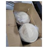 emlifepak 32oz Disposable Salad Bowls 150Pack, Big Paper Bowls, Large, Heavy-Duty, Eco-Friendly, Bulk Pack, Compostable Bowls, Biodegradable Made of Sugar Cane Fibers,Perfect For Salad