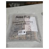 RUGSURE Washable Area Rugs - Perfect for Living Room, Bedroom, Kids Room, Nursery - Stain & Water Resistant Non-Slip, Pet & Child Friendly, Vintage Tribal Area Rugs (Rust, 9