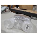 Nicunom 100 Pack 12 oz Clear Dessert Cups with No Hole Dome Lids & Sporks, Plastic Parfait Cups, No Leaking Disposable Party Cup for Ice Cream Fruit Cake Snack Yogurt Cold Drink