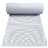 Hjdeck Boat Flooring EVA Foam Boat Decking Marine Carpet Boat Foam Flooring Sheet Self-Adhesive Black Marine Flooring for Fishing Boat Kayak Yacht RV Swimming Pool Golf Cart 94.5\"x16.1\" - White