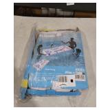 SLOOSH Pool Toys Games Set - Pong Toss Game Water Toys for Adults Kids Family Games, Inflatable Floats Lounge Raft Floating Swimming Pool Accessories 6x3 FT Table with 10 Pong Balls for Parties