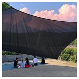 winemana Black Shade Cloth 50%, 8x10 FT Mesh Tarp - Garden Shade for Greenhouse, Patio, Vegetables, Plants Cover and Chicken Coops, Sun Shade Net for Outdoor Protection with Reinforced Grommets