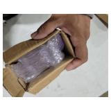 PLAZOTTA 100 Pack 3.5 oz Clear Plastic Dessert Cups with 100 Tasting Spoons, Square Parfait Appetizer Cups for Party, Weddings