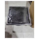 6 Inch Square Shower Drain Black Floor Drain