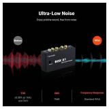 Fosi Audio Box X1 Phono Preamp for MM Turntable Mini Stereo Audio Hi-Fi Phonograph/Record Player Preamplifier with 3.5MM Headphone and RCA Output with DC 12V Power Supply