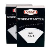 Technivorm Moccamaster 85022 Moccamaster #4 Paper Filters, White (2)... (Original Version)