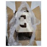 5 Inch 66 Pieces Wooden Letters Unfinished Wood Alphabet Letters for Crafts (2 Sets of A-Z with Extra Vowels)