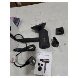 slopehill Professional Ionic Hair Dryer, Powerful 1800W Fast Drying Low Noise Blow Dryer with 2 Concentrator Nozzle 1 Diffuser Attachments for Home Salon Travel (Black)