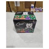 Cesar Wet Dog Food Classic Loaf in Sauce, Duck Recipe, Oven Roasted Chicken Flavor, Grilled Chicken Flavor, and Turkey Flavor, 3.5 oz. Easy Peel Trays, Variety Pack 24 Count (Pack of 1)