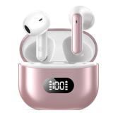 Wireless Earbuds,Bluetooth in Ear Buds with Immersive Surround Sound Stereo,Tap-Control,48 Hours Playtime,Bluetooth 5.4 LED Display Charging Case,IPX7 Waterproof Fit iPhone&Andriod Sports Workout