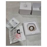 UniJethro Smart Ring for Women Men, Health Fitness Tracker Ring, IP68 Waterproof Rings, Sleep Ring with Charging Case and Ring Protector, Remote Photography, Family Care, No App Fees (Rose Gold, 8#)