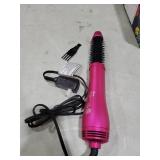 Aima Beauty One Step Hair Dryer & Volumizing Hot Air Brush, Ceramic Straightener Brush, Curler & Hot Comb 4 in 1 Salon Ionic Hair Brush, Rose Pink