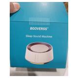 BGOVERSS White Noise Sound Machine with 20 Soothing Sounds, 10 Colors Night Light Sleep Machines Home Office Travel, 5 Timers and Memory Feature Sound Machine for Nursery Baby Kids Adults (White)