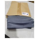 sancua Round Tablecloth - 70 Inch - Water Resistant Spill Proof Washable Polyester Table Cloth Decorative Fabric Table Cover for Dining Tables, Buffet Parties and Camping, Grey