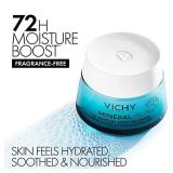VICHY Mineral 89 Fragrance Free Cream, 72H Moisture Boosting Lightweight Cream, Hydrating Face Moisturizer with Hyaluronic Acid and Niacinamide, Suitable for All Skin Types