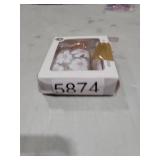 Inesore for AirPods Pro 2nd Generation Case Cover with Lock, Flowers Cute Clear Air Pods Pro 2 Case Hard iPod Pro Cases for Women Girls with Cleaner Kit (2023 USB-C /2022/2019) -White Lily