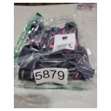 PHOEPET No Pull Dog Harness Medium Reflective Front Clip Vest with Handle,Adjustable 2 Metal Rings 3 Buckles,[Easy to Put on & Take Off](M, Pink)