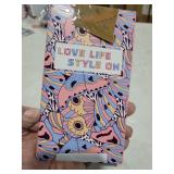 Lotadilo Cute Case for iPhone 16 Pro for Women Girls - Funny Butterfly Moon Design Compatible with Magsafe Magnetic Ring Holder Kickstand Fashion TPU Phone Covers