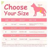 Ambreview Dog Diapers Female, Disposable Doggie Diapers for Female Dog with Stretchy Waist Full Wrap, Super Absorbent Diaper for Heat, Elderly Urinary Incontinence,Puppy Excitable Urination(10ct. XL)