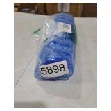 AmazerBath Shower Mat Non Slip 40 x 16 Inches, Bathtub Mat Shower Stall Mats with Suction Cups and Drain Holes, Non Slip Bath Mat for Tub for Elderly & Kids, Clear Blue