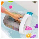 Munchkin Super Scoop Hanging Bath Toy Storage with Quick Drying Mesh, Grey