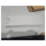 Eormoe Faucet Mat for Kitchen Sink Diatomite Drying Stone Mat & Sink Protector, Prevent Moisture Sink Splash Guard Water-Absorbing Stone Tray for Bathroom Counter [Light Grey,23.6\" x 3.9\"]