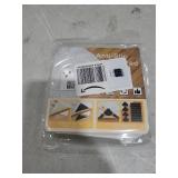 Rug Tape Pad, Triangle Anti Slip and Non Curling Rug Tape Pad, Keep Rug in The Place and Protect Floor Washable and Reusable Rug pad, Non-Trace Removable Rug Tape for Hardwood Floor (Clear, 8 pcs)