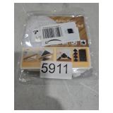 Rug Tape Pad, Triangle Anti Slip and Non Curling Rug Tape Pad, Keep Rug in The Place and Protect Floor Washable and Reusable Rug pad, Non-Trace Removable Rug Tape for Hardwood Floor (Clear, 8 pcs)