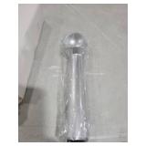 Ice Cream Scoop,7 inches Nonstick Anti-Freeze One Piece Aluminum Scooper Spoon, Heavy Duty Durable Design, Easy Clean, for Gelato, Cookie Dough, Sorbet, Almond (Silver)