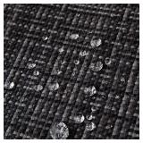 MIULEE Outdoor Waterproof Throw Pillow Covers Decorative Farmhouse Water Resistant Cushion Covers for Tent Patio Garden Couch Sofa Pack of 2, 12x20 Inch Black