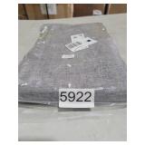 decorUhome Fall Chenille Decorative Throw Pillow Covers 26x26 Set of 2, Farmhouse Textured Square Neutral Solid Accent Pillow Covers for Couch Sofa Bed Living Room Home Decor, Grey