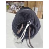 GOCAN Double Hammock 2 Person Extra Large 330X150cm Load Capacity 600Pound Canvas Cotton Hammock for Patio Porch Garden Backyard Lounging Outdoor and Indoor XXL(Black)