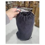 GOCAN Double Hammock 2 Person Extra Large 330X150cm Load Capacity 600Pound Canvas Cotton Hammock for Patio Porch Garden Backyard Lounging Outdoor and Indoor XXL(Black)