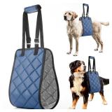 Adjustable Dog Sling Dog Lift Harness for Medium Dogs, Hind Leg Support Portable Soft Lift Support and Rehab Harness for Weak Rear Legs, for Senior, Injured, Disabled and After Surgery Dogs Medium
