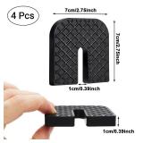 Rubber Isolator Pad 2 Pack Air Conditioner Shock Pad Anti Vibration Pads for Air Conditioning Condenser Outer Machine