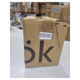 KooK Glass Kitchen Canister Set, Food & Storage Containers for Pantry, Bathroom Apothecary Jars, Tinplate Lids, Counter Organizers, 0.74 Gallon, Black, Set of 2