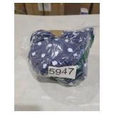 Tempt Me Blue Dot Romper One Piece Swimsuits with Short - Women Boyleg with Pockets Bathing Suit Modest Swimwear S