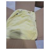 PHF Ultra Soft Fleece Blanket Twin Size, No Shed No Pilling Luxury Plush Cozy 300GSM Lightweight Blanket for Bed, Couch, Chair, Sofa Suitable for All Season, 66\" x 90\", Yellow