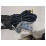 YANMEI Expandable Garden Hose 50ft with Brass Fittings and Sprayer