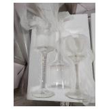 Glass Candleholders Tea Light Candle Holders Clear Wedding Weddings Hurricane Tall Elegant Ideal for Dining Party Home Decor Parties Table Settings Gifts Different Sizes (1 Set Small Clear