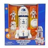 Light and Sound Space Rocket Play Set - Retail: $22