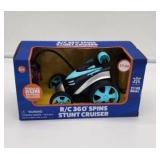 RC 360Â° Spins Stunt Cruiser Remote Control Car Blue Color - Retail: $7
