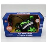 RC 360Â° Spins Stunt Cruiser Remote Control Car Green Color - Retail: $7