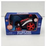 R/C 360Â° Spins Stunt Cruiser Red Color - Retail: $7